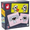Janod Puzzle Duonimo Nájdi protiklady zvieratká 24 ks