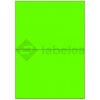 Labelea Samolepiace etikety 210x148 mm signálne farebné papierové, na hárku A4, pre laserovú tlač, Farba etikiet Signálna zelená, Počet hárkov v balení 100 EPY210148SG002S