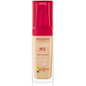 Bourjois Paris Healthy Mix Anti-Fatigue Foundation rozjasňující make-up s výtažky z ovoce 51,5 Rose Vanilla 30 ml