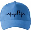 EKG salsa tanečníci - Šiltovka so zahnutým šiltom a látkovou sponou - Univerzálna veľkosť ( Svetlomodrá )