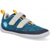 Affenzahn Barefoot tenisky Sneaker Knit Happy Penguin modré vegan