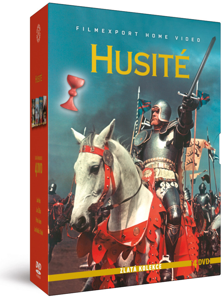 Kolekce Husité: Jan Hus + Jan Roháč z Dubé + Jan Žižka + Proti všem, 4 DVD