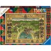RAVENSBURGER Mapa Bradavic 1500 dielov