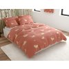 Textilomanie Obliečky z mikrovlákna ORANGE HEART, ružové Rozmer obliečky: 70 x 90 cm | 140 x 200 cm