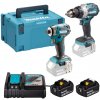 MAKITA DLX2528TJ Aku. sada náradia DHP489+DTD173 18V 2x5,0Ah
