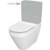 CERSANIT - WC KOMBI MISA CREA CO 010/020 OVAL, SEDADLO DUR SLIM WO LW ONE K114-023