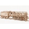 Ugears 3D puzzle Parní lokomotiva s vagónem 443 ks