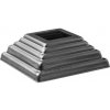PSG Rozeta pre kovaný plot, bránu, zábradlie a mreže 44.150, 80x80 x 30 mm, otvor 25 x 25 mm
