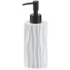 KELA Dávkovač mýdla Merida polyresin bílý 19,0cm 7,0cm 200,0ml KL-23762