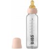 Dojčenská sklenená fľaša BIBS Baby Bottle - blush 225 ml