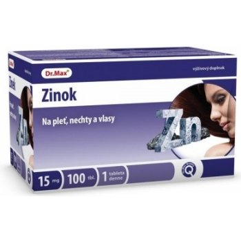 Dr.Max Zinok 15 mg 100 tabliet od 6,99 € - Heureka.sk