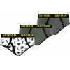 Frogies chlapčenské slipy Batman 3ks čierna šedá krémová