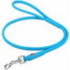 Okrúhle kožené vodítko modrej farby 122 cm, Šírka: 8 mm