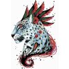 Diamondi Diamantové maľovanie OZDOBENÝ LEOPARD 40 x 50 cm bez rámu a bez vypnutia plátna