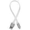 ColorWay USB-C kabel 25cm, plochý, bílá CW-CBUC001-WH
