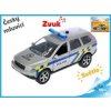 Mikro Trading Policajné auto 11cm kovové na spätný chod na batérie s česky hovoriacim