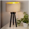 Duolla Duolla - Stolná lampa OVAL VEGAN 1xE27/15W/230V pr. 30 cm krémová DU603362 + záruka 3 roky zadarmo
