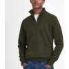 Barbour Essential Lambswool Half Zip Knitted Jumper — Seaweed - M