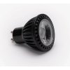 Stmievateľné LED reflektory 8W GU10 60° 24V DC čierne Extra teplá bílá 2000K