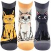 BOMA Ponožky dámské letní MICKA 01 s kočkami MIX A (3 páry) 39-42 125195
