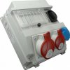 Rozvodnica 7M 16A+32A/400V/5P+1x250V vyp. možnosť istenia IP54 - ROS 7/x-01 (SEZ DK)