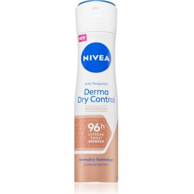 Nivea Derma Dry Control antiperspirant v spreji 150 ml