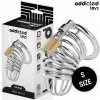 Addicted toys locked - iron cell metal penis cage 4 cm size s