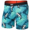 Pánske boxerky Saxx Multi-Sport Mesh Fly Hammerhead Camo-Aqua Xl