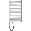 Mexen Mars, elektrické vykurovacie teleso 700x500 mm + vykurovacia tyč 300 W, chrómová, W110-0700-500-2300-01