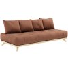 Karup design SENZA SOFA DAYBED pine (pohovka z borovice) karup natural clay brown 759
