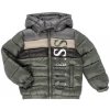 Guess Bundy HOODED PADDED LS PUFFER W/ZIP Kaki