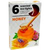 Parafínová čajová sviečka Honey Admit 6 ks