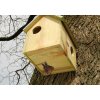 Budka pro veverku SQUIRREL HOUSE, se zinkovou stříškou, přírodní,25x26x29cm|Esschert Design