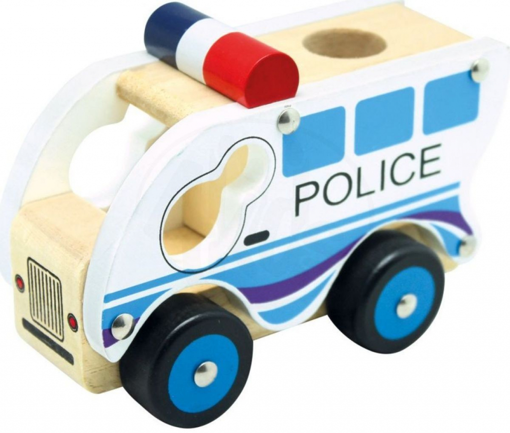 Bino Drevené auto polície