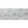 Mramorový nástenný panel z PVC-Jemný biely s mäkkými sivými žilami - Elegantný dizajn -2832E-120x280 cm Velkosť: 120x280 cm