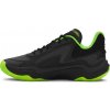 Unisexová basketbalová obuv Under Armour, SPAWN 7 čierna,zelená, 44.5 EU