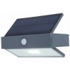 LUTEC 6910601335 ARROW solárne nástenné LED svietidlo so senzorom 2,3W 5000K IP44 šedá