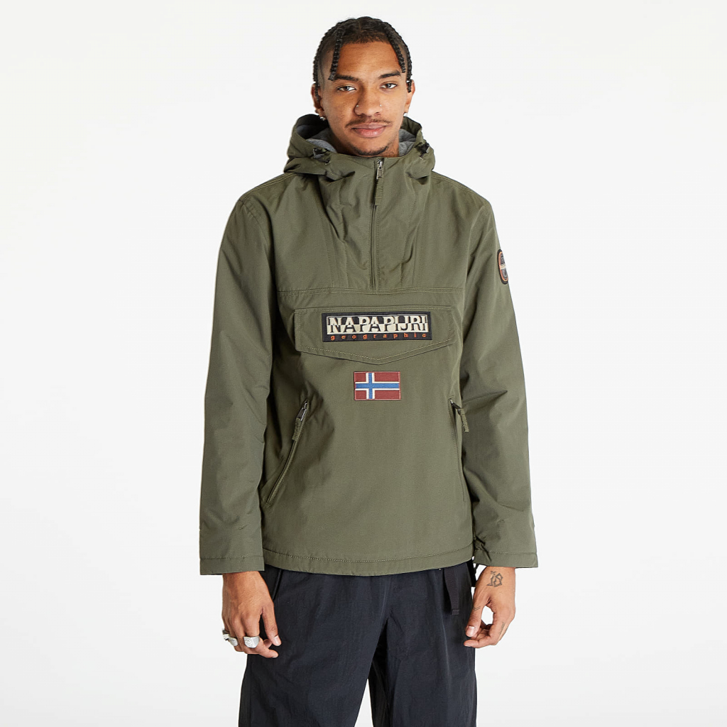 Napapijri Rainforest Pocket 2 Half-Zip jacket Green Depths