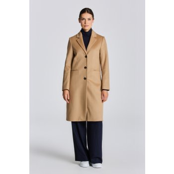 Gant D1. Woll Blend Tailored Coat hnedý