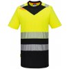 Reflexné Tričko PW3 triedy 1 4XL Žltá / čierna