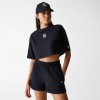 Dámske tričko New Era, NEW YORK YANKEES LEAGUE ESSENTIAL MIDI CROP Čierna,Biela S