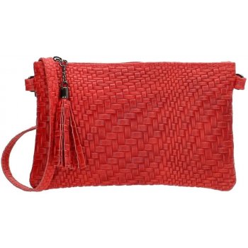 červená vrúbkovaná kožená listová kabelka Dragon od 34,99 € - Heureka.sk