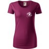 Bowling kolky - Dámske tričko z organickej bavlny Origin (GOTS) - XS ( Fuchsiová )