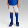 KIPSTA Detské futbalové šortky Essentiel biele 161-172 cm