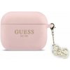 Guess 4G Charm Silikonové Pouzdro pro AirPods Pro 3 Pink
