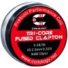 Coilology Tri-Core Fused Clapton predmotané špirálky Ni80 0,32ohm 10ks