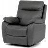 Autronic BONTEC Relaxačné kreslo, elektrické bezdrôtové ovládanie, hnedá, látka vintage, TV-4094 COF3 Farba: Šedá