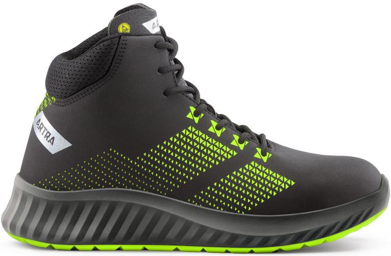 ARTRA AROSERIO 750 618080 S3 SRC ESD kotník Černá/zelená