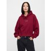 GAP Oversize mikina s logom Červená XXL Červená Červená