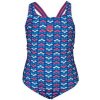 Dievčenské plavky arena Friends Girls' Allover Swimsuit veľkosť 6-7